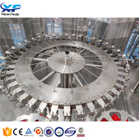 Ligne complète pour machine de remplissage automatique de boissons gazeuses, ligne de remplissage d'eau gazeuse, usine de remplissage de bouteilles de boissons gazeuses