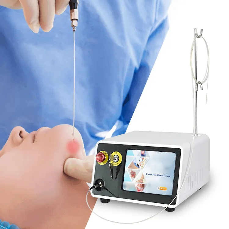 Dispositif laser de liposuccion Triangel en plastique 1470nm pour dispositif laser de raffermissement du corps