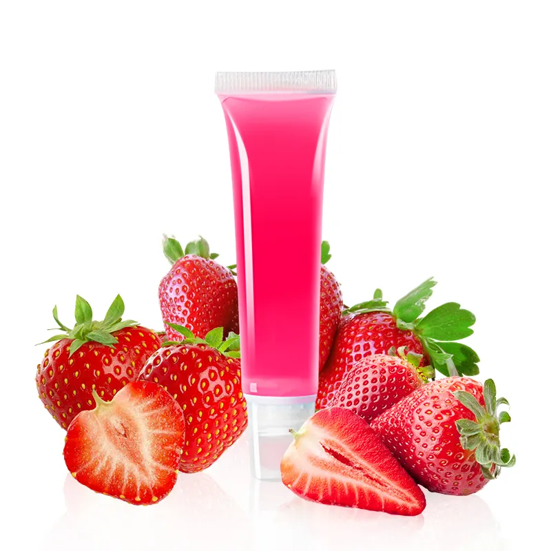 प्राकृतिक फैक्टरी स्ट्रॉबेरी फल स्वाद मोटा होंठ चमक आधार कस्टम होंठ चमक मॉइस्चराइजिंग होंठ के लिए वर्णक