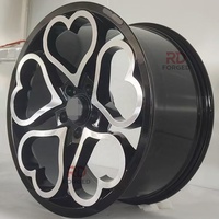 Rines de Aleación de Aluminio 6061 T6 Forjados en Forma de Corazón 16 17 18 19 20 21 22 24 5x100 5x108 5x112 5x114.3 5x120 para Toyota Honda Audi BMW