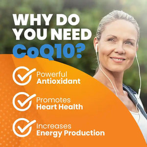 Label pribadi CoQ10 mendukung fungsi jantung dan produksi energi seluler suplemen diet 400mg CoQ 10 Kapsul Softgel - Product Image 3