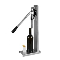 Machine manuelle à insérer les bouteilles en verre, appareil de pression pour vin rouge ou bois