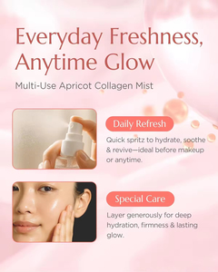 Korean Moisturizer Collagen Gel Serum Hyaluronic Acid Glycerin Bakuchiol <strong>Vitamin</strong> E Anti-Wrinkle Hydration Glow Firming 30ml Mist - Product Image 3