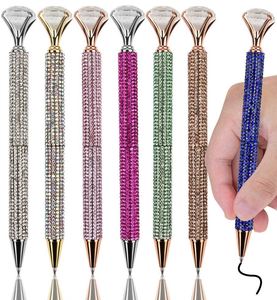 Luxury Big Diamond Crystal <b>Pen</b> Bling Rhinestone Retractable <b>Ballpoint</b> <b>Pen</b> Premium Shiny Writing <b>Pen</b> for Women Gift Office - Product Image 1