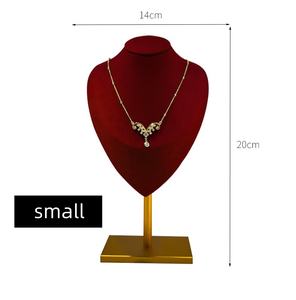 Haut de gamme nouveau Style bijoux vitrine ensembles d'affichage Mannequin factice <span class=keywords><strong>pour</strong></span> pendentif collier bijoux affichage accessoires - Product Image 6