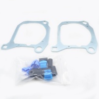 Autres accessoires d'éclairage automobile : Cadre de support de lentille de projecteur LED pour adaptateur de projecteur LED Sonata 9 2016-2017