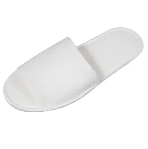 Đồng Bằng Nap Vải Sạn Bath Spa Sliders Dép Bán Buôn Tùy Chỉnh Dùng Một Lần