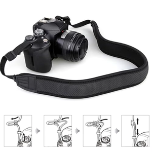 Tracolla per Fotocamera Personalizzabile per Fotografi, Viaggi e Riprese all'Aperto, Regolabile, Universale, in Morbido Neoprene, Comoda per Collo e Spalla - Product Image 1