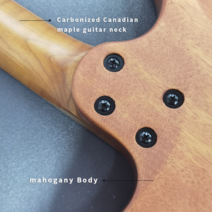 Guitarra Eléctrica GALYDA de 6 Cuerdas con Pastillas H-H, Cuerpo de Caoba, Mástil de Arce y Diapasón de Palisandro para Uso Profesional - Product Image 3