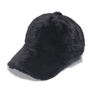 Casquette de baseball réglable à 6 panneaux, écologique et de haute qualité, personnalisable, en fourrure douce et moelleuse, pour hommes et femmes, toutes saisons - Product Image 6