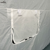 Carpa Portátil Forerunner 600D de Algodón Oxford y PVC, Impermeable, para las Cuatro Estaciones, Grande, Táctica, de Emergencia, para Refugiados, Móvil