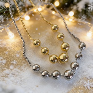 Colar Choker com Inicial em Estilo Oceânico, Banho de Ouro, Novo Lançamento, Venda Quente, Joias para Mulheres em Festas de Casamento - Product Image 2
