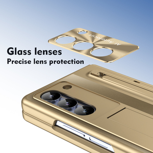Étui <span class=keywords><strong>avec</strong></span> stylet pour Samsung Galaxy <span class=keywords><strong>Z</strong></span> <span class=keywords><strong>Fold</strong></span> 7 6 5 <span class=keywords><strong>4</strong></span>, protection intégrale antichoc <span class=keywords><strong>avec</strong></span> charnière renforcée et béquille magnétique - Product Image 2