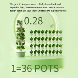 Smart Vertical Hydroponic Growing Tower Automated Indoor Vegetable <b>Planter</b> for Home Commercial Soilless Cultivation System - Product Image 3