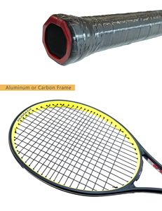 Aluminium Kohle faser 26 Zoll Tennis schläger mit Tasche kann Zoll verschiedene Größe Tennis Raqueta sein - Product Image 3