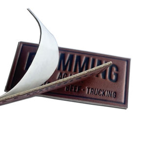 Gehele Kledinglabels Logo Naaien Op Kleding Tag Pu Lederen Patch Kledingstuk Echt Leer Voor Kleding - Product Image 4