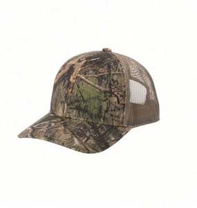 À la mode 6 panneaux Camouflage camionneur chapeau noir Camo imprimé Denim toile casquette Logo personnalisé pour le cyclisme en plein air plage décontracté - Product Image 3