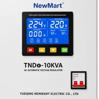 Regulador Automático de Voltaje CA de 0.5kVA, 1kVA, 2kVA, 220V, Tipo Servomotor, Monofásico, Estabilizador de Energía para Hogar y Oficina