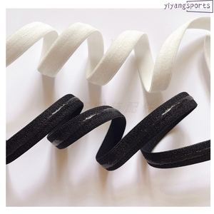 Venta al por mayor 1 cm de nylon antideslizante poliéster cinta silicona elástico personalizado cinturón de banda alta para sujetador cinturón de hombro - Product Image 6