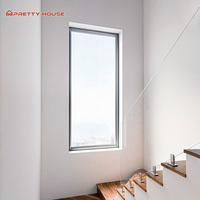 Ventana de Vidrio y Aluminio Personalizada para Baño y Escalera, Diseño Ahorrador de Energía, Aislamiento Térmico, Insonorización, Ventana Hueca