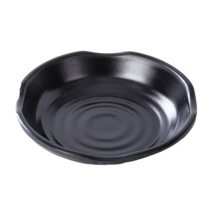 <b>Black</b> Irregular Melamine <b>Plates</b> Set For Snacks Cold Dishes Party Hotel Use - Product Image 5