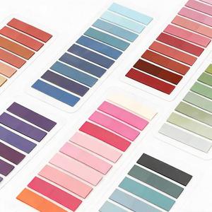 Marcadores de Página Personalizables Autoadhesivos de Papel PET Morandi Surtidos, con Espacio para Escribir, para Agendas, Cuadernos y Documentos - Product Image 3