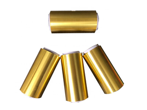 Papel de aluminio de Color, lámina laminada dorada para envoltura de <span class=keywords><strong>Chocolate</strong></span> - Product Image 2