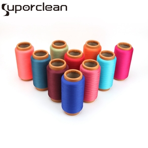 Hilo de Spandex/Poliéster Hilado en Colores Personalizados, Alta Resistencia, Anti-Pilling, Anti-Bacterias, para Tejido de Punto y Telar, Patrón Teñido, Súper Limpio - Product Image 2