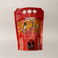 Pochette à bec verseur écologique de qualité alimentaire prête à l'emploi pour nectar d'oiseaux, avec robinet distributeur, sac d'emballage liquide pour jus