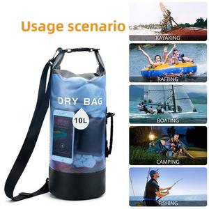 Penjualan Terbaik PVC transparan tahan air tas ember olahraga luar ruangan dan pantai berenang & menyelam tas - Product Image 6