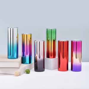 20oz Tumbler cá nhân Tên Tumbler mạ điện thép không gỉ du lịch Mug khử mùi CuộN chai nước với xử lý - Product Image 6