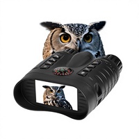 Nouvelle jumelle et télescope numériques infrarouges 4K avec vision nocturne, boussole physique, portée effective de 400 m, 145x120x55 mm, utilisation en extérieur