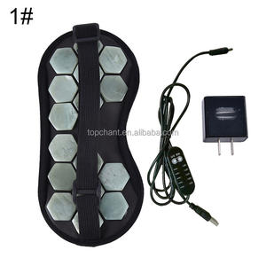 Natural Jade & Turmalina Aquecimento Massagem <span class=keywords><strong>Eye</strong></span> Mask Elétrica Heat <span class=keywords><strong>Eye</strong></span> Massage Tool com alça ajustável para aliviar a fadiga ocular - Product Image 5