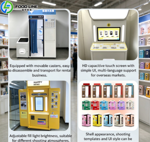 Cabina Fotografica a 360 Gradi per 4 Persone, Cabina Fotografica Modulare, Cabina Fotografica con Portachiavi, Cabina Fotografica Scribble - Product Image 5