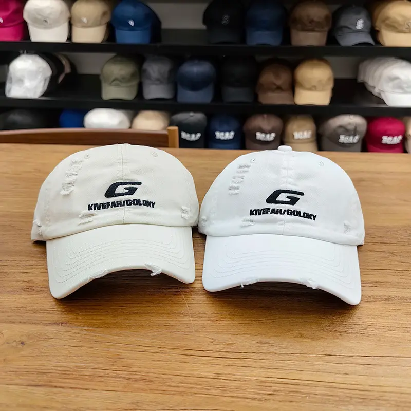 BSCI לוגו תפר שרשרת מותאם אישית 5 פאנל כותנה ספורט בייסבול כובע גולף כובעי כובעים בסגנון חדש