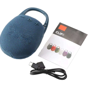 पोर्टेबल क्लिप्स 5 वायरलेस बीटी स्पीकर बिल्ट-इन माइक 10000 माह बैटरी टी कार्ड समर्थन प्लास्टिक कैबिनेट छोटे घर पार्टी गायन के लिए - Product Image 2