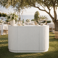 Comptoir de bar pour mariage, table pour événements, banquets, locations, mobilier commercial, couleur personnalisée