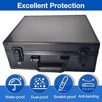 600 + 35PT 3 "x 4" étui de rangement pour chargeur supérieur en alliage d'aluminium dur boîte de rangement personnalisable pour cartes à collectionner OEM/ODM pris en charge