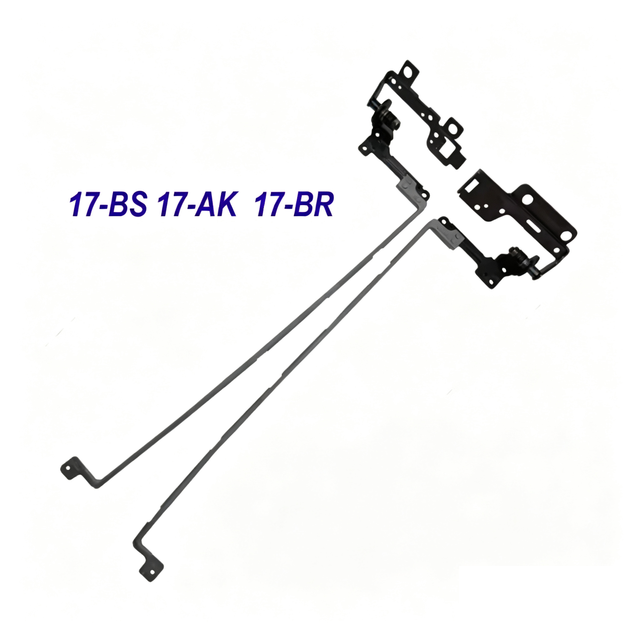 LCD Support Hinges Set for HP 17-BS 17-AK 17G-BR 17-BS100 AK000 TPN-W129 W130 926527-001 Laptop Screen Shaft Hinge Right Left