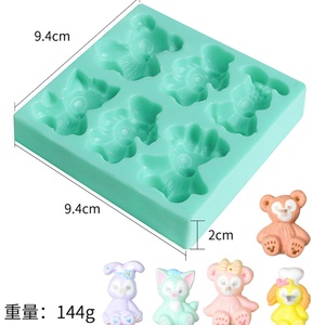 Molde de Silicona 3D para Fondant, Molde de Silicona para Animales de Pasta de Goma - Product Image 1
