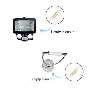 Bầu Trời Nhà Máy Chất Lượng Tốt Nhựa Bìa Không Có Stroboscopic R7s Cơ Sở AC <span class=keywords><strong>5W</strong></span> 10W 220V 110V Smd2835 <span class=keywords><strong>LED</strong></span> R7s Đèn - Product Image 6