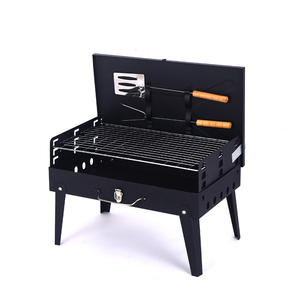 <strong>Mini</strong> Outdoor Folding Barbecue <strong>Grill</strong> Stove With Barbecue Toolbox Type Oven BBQ Barbecue Rack <strong>Charcoal</strong> <strong>Grill</strong> - Product Image 1