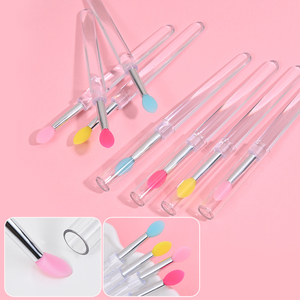 <span class=keywords><strong>Pinceau</strong></span> en silicone pour poudre Aurora, applicateur de poudre <span class=keywords><strong>magique</strong></span> effet miroir, bâton de maquillage réutilisable, crayon de sculpture 3D, outil de nail art - Product Image 2