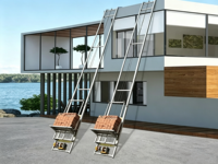 Lève-charge électrique pour panneaux solaires et fenêtres en verre, 4-18m, palan photovoltaïque pour le transport de matériaux de construction sur toiture
