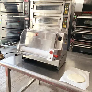 Mesin Gulung Pizza Mini, Gelinding Adonan Mini Kecil Atas Meja, Roda Cacing Komersial Digunakan Di Filipina