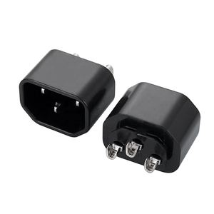 Eu כוח סטנדרטי שקע פנימי מסגרת שחור 3-שקע אביזר כוח - Product Image 1