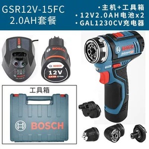 Kit de <span class=keywords><strong>Taladro</strong></span> <span class=keywords><strong>Atornillador</strong></span> Inalámbrico sin Escobillas GSR12V-15FC, Velocidad Variable, 2 Baterías de 2.0Ah, Torque Profesional de 30 Nm - Product Image 2