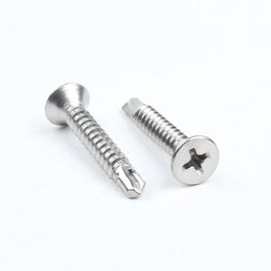 Din <span class=keywords><strong>7504P</strong></span> Acero inoxidable 304/316 Rosca fina Cruz Empotrada Cabeza avellanada Tornillos de perforación Rosca métrica - Product Image 6