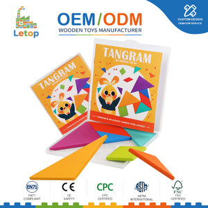 Rompecabezas <span class=keywords><strong>de</strong></span> Madera Tangram, Juguete Educativo Montessori para Niños, Bloques Geométricos, Juego <span class=keywords><strong>de</strong></span> Aprendizaje - Product Image 1