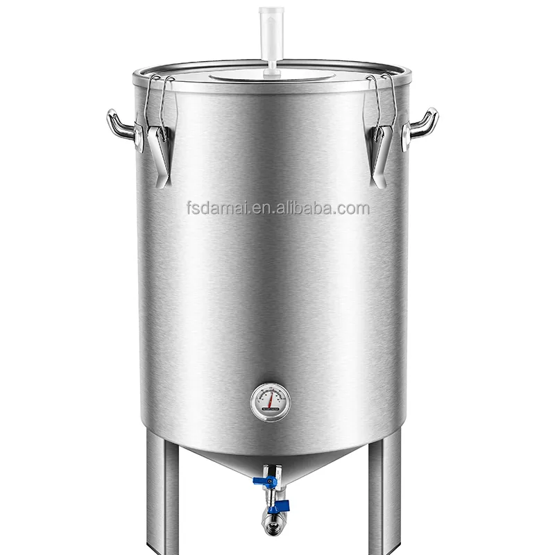 Fermentador de aço inoxidável 60 litros 304, tanques de fermentação/equipamento de fermentação para fermentação de cerveja doméstica